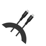 CODi 6-Feet Braided Nylon USB-C to USB-C Charge and Sync Cable with Aluminum Housings
