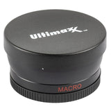 Ultimaxx 0.43X Wide Angle Macro Lens with Multi-Coated Glass and Ultra-Fast Auto Focus Design (58mm)