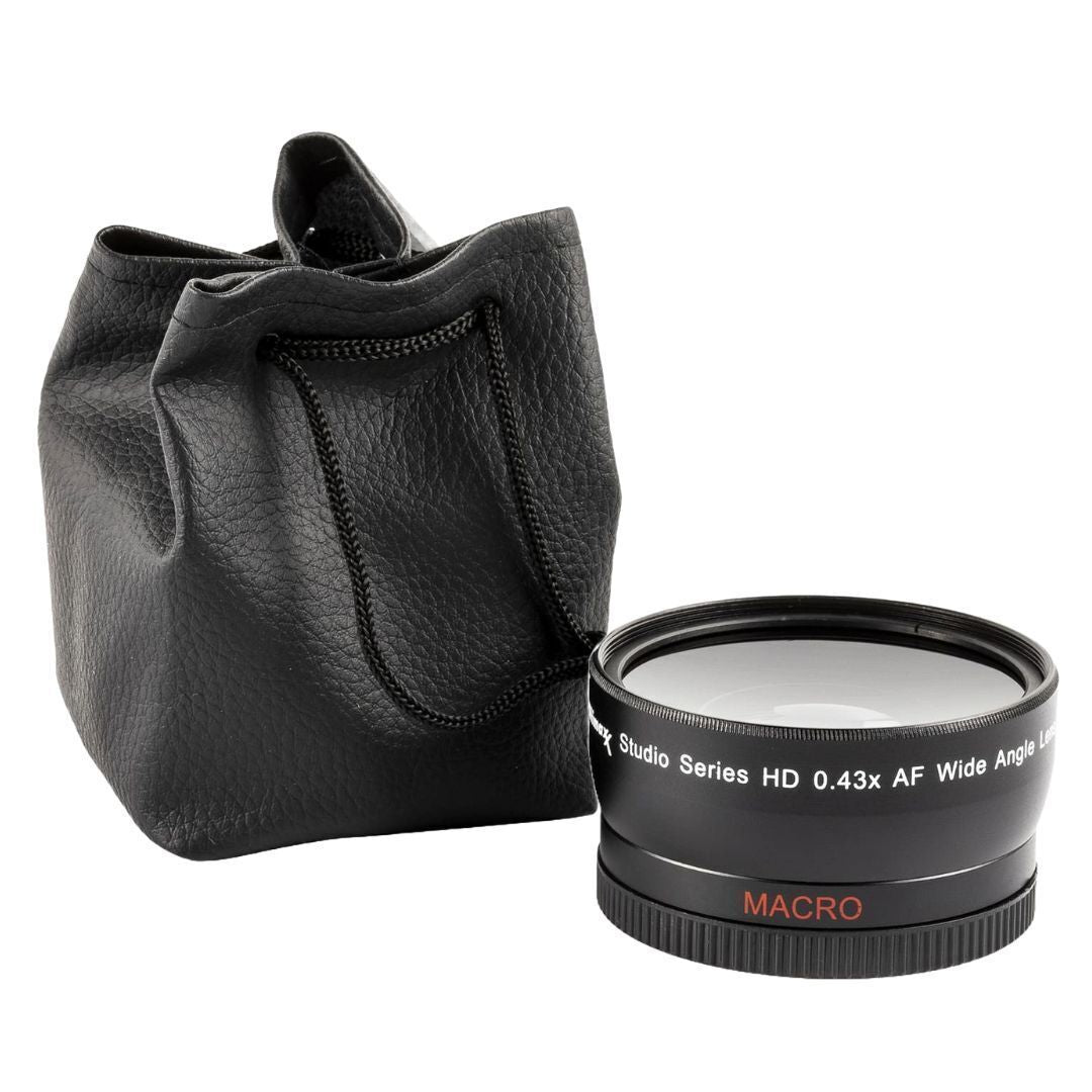Ultimaxx 0.43X Wide Angle Macro Lens with Multi-Coated Glass and Ultra-Fast Auto Focus Design (58mm)