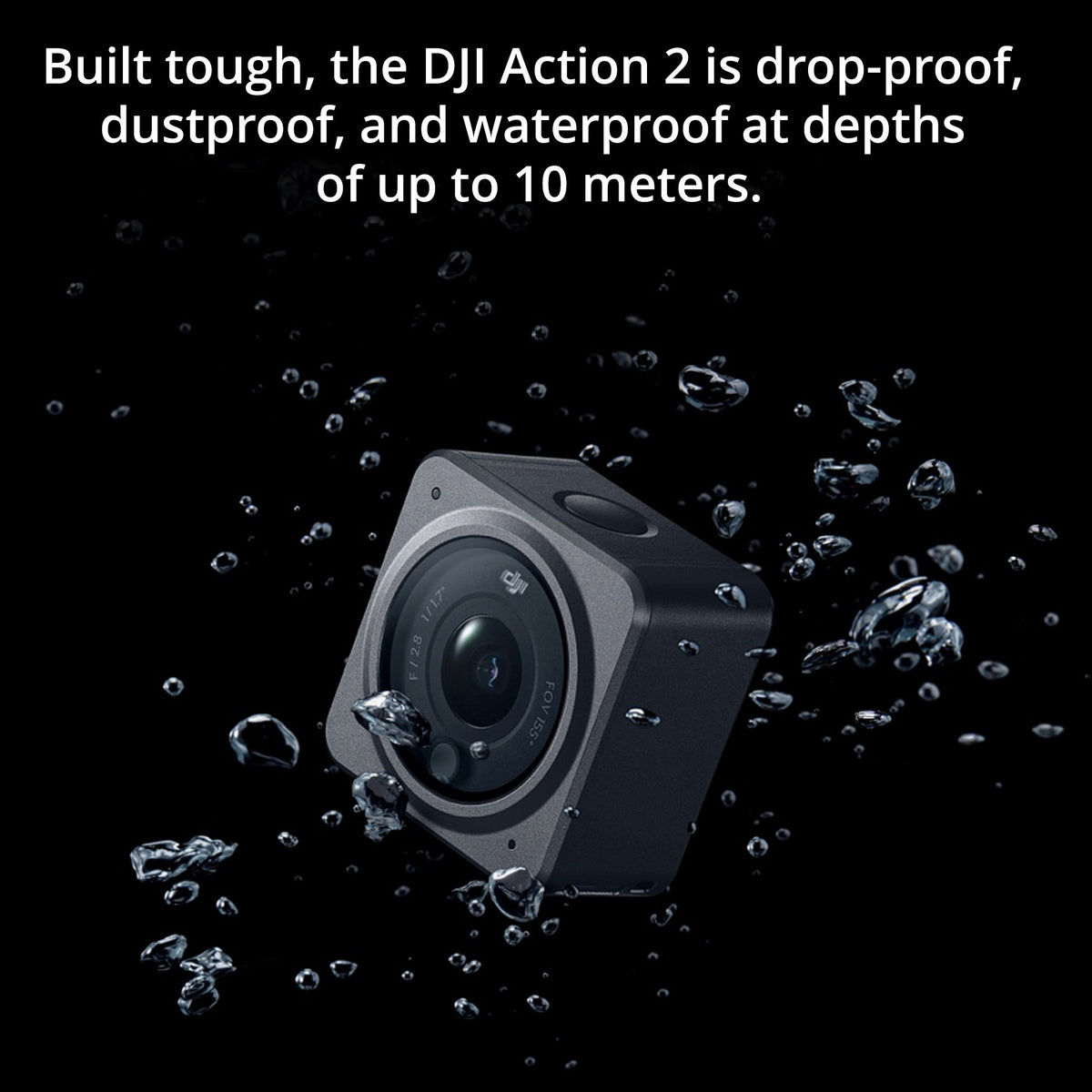 DJI Action 2 Dual Screen Combo Adventure Bundle - Portable and Wearable Camera with 4K 120 FPS
