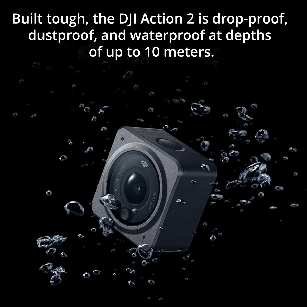 DJI Action 2 Dual Screen Combo Adventure Bundle - Portable and Wearable Camera with 4K 120 FPS