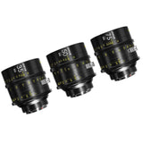 DZOFilm VESPID Cyber Full Frame PL and EF Mounts 35mm, 50mm, and 75mm 3-Lens Kit Iris (Black)