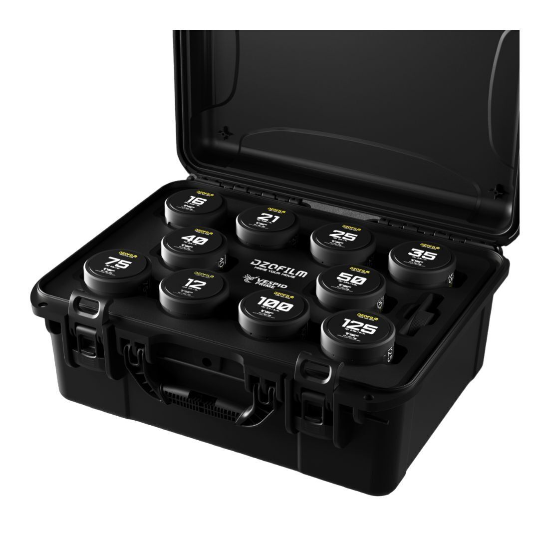 DZOFilm VESPID Prime Cine 10-Lens Kit with 270 Degrees Focus Rotation (ARRI PL and Canon EF Mounts)