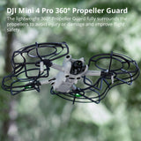 DJI Mini 4 Pro Intelligent Flight Battery (2-pack) with 360° Propeller Guards and Lanyard Strap
