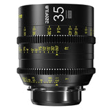 DZOFilm Vespid 25mm, 35mm, 50mm, 75mm, 100mm, and 125mm 6-Lens Kit A for PL and EF Mounts (Black)