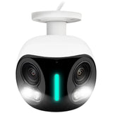 Lorex H20 4K Dual Lens IP Security Camera with Smart Security Lighting and Smart Motion Detection