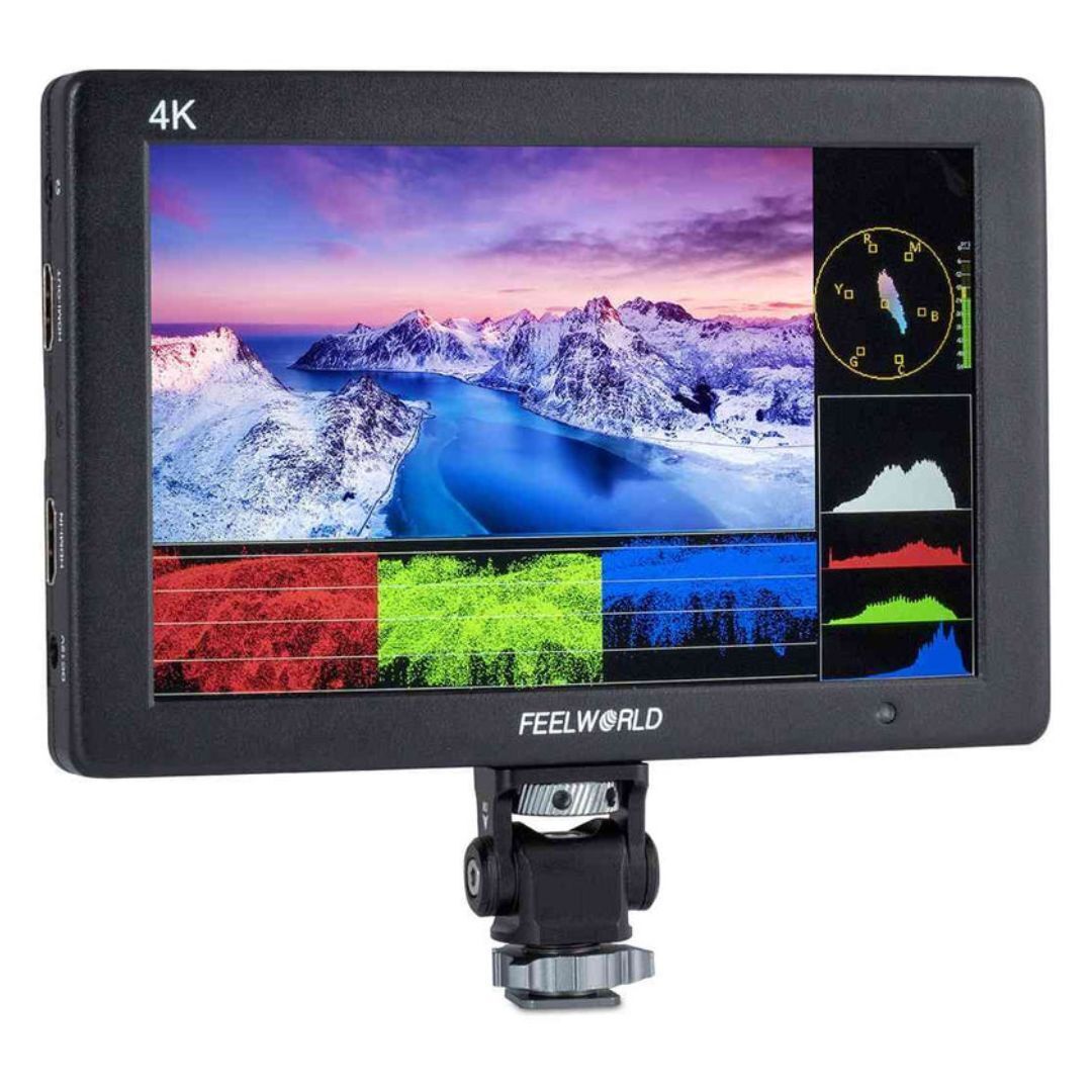 FeelWorld T7 Plus 7-Inch DSLR Camera Field Monitor with 3D LUT and 160-Degree Wide Viewing Angle