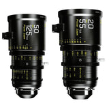 DZOFilm Pictor Zoom 20-55mm and 50-125mm T2.8 Super 35 Lens Bundle (PL and EF Mount, Black)