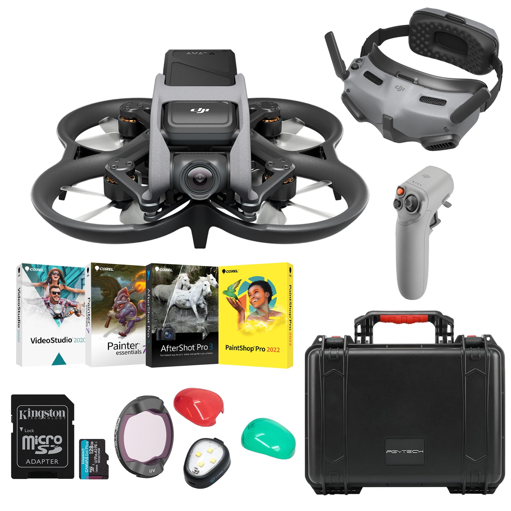 DJI Avata Explorer Combo FPV Drone with Goggles Integra and RC