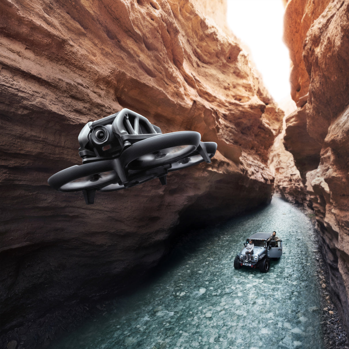 DJI Avata FPV Drone Complete Kit - 4K/60fps 155° Super-Wide FOV Videos with Drone Accessories