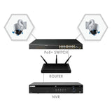 Lorex 16-Port PoE Plus Switch for Addition and Extension of Security Cameras
