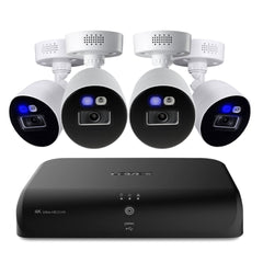 Lorex Fusion 4K 12 Channels (8 Wired, 4 Fusion Wi-Fi) 2TB Wired DVR System