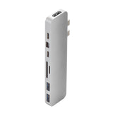 Hyper HyperDrive PRO 8-in-2 USB Type-C Hub for MacBook Pro and Air Laptops (Space Gray)