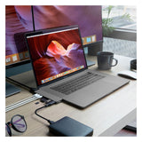 Hyper HyperDrive PRO 8-in-2 USB Type-C Hub for MacBook Pro and Air Laptops (Space Gray)