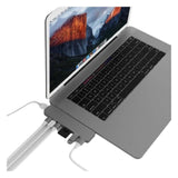Hyper HyperDrive PRO 8-in-2 USB Type-C Hub for MacBook Pro and Air Laptops (Space Gray)