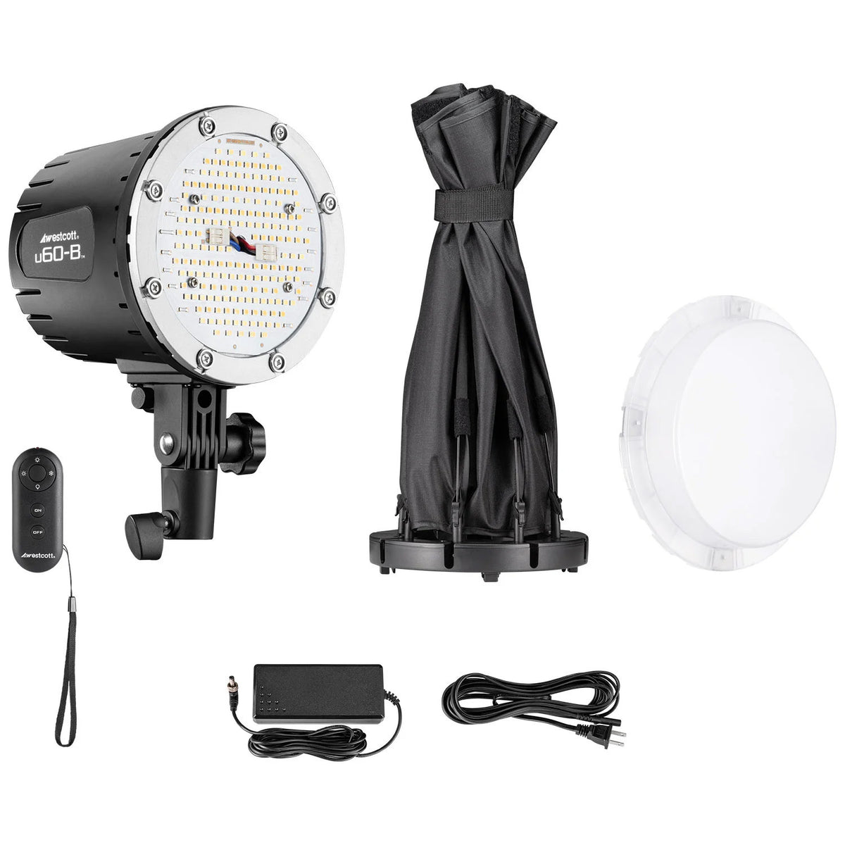 Westcott U60-B Bi-Color LED 1-Light Softbox Kit (60W)
