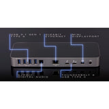 OWC 14-Port Thunderbolt Dock with Dock Ejector for Thunderbolt 3 Windows Pcs or Mac (Space Gray)