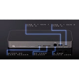 OWC 14-Port Thunderbolt Dock with Dock Ejector for Thunderbolt 3 Windows Pcs or Mac (Space Gray)