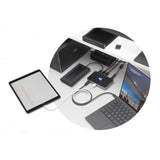 OWC Thunderbolt Hub with Three Thunderbolt 4 Ports and One USB Port for Thunderbolt 4 PC