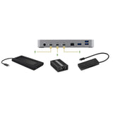 OWC 11-Port Thunderbolt Dock with 4 Ports, 4 USB Ports, and Ethernet for Thunderbolt 3 Mac or PC