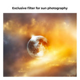 K&F Concept 55mm Solar Filter ND100000, 16.6-Stop Solid Neutral Density Filter for Nano-X Series