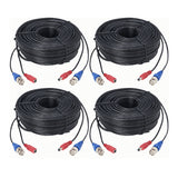 Lorex 100-Feet Premium 4K RG59/Power Accessory Cable (4-Pack)