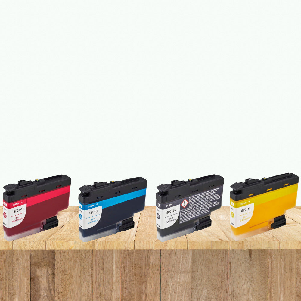 Brother Sublimation Printer and 4-Color Sublimation Ink Cartridge Set