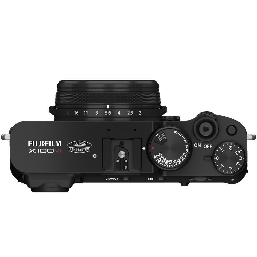 FUJIFILM X100VI Digital Camera with AF Algorithm and Deep Learning AI Technology (Black)