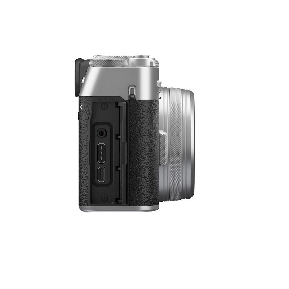 FUJIFILM X100VI Digital Camera with AF Algorithm and Deep Learning AI Technology (Silver)