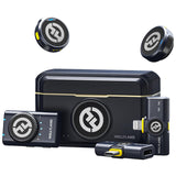 Hollyland LARK M2 DUO 2-Person Wireless Combo Microphone System (Shine Charcoal)