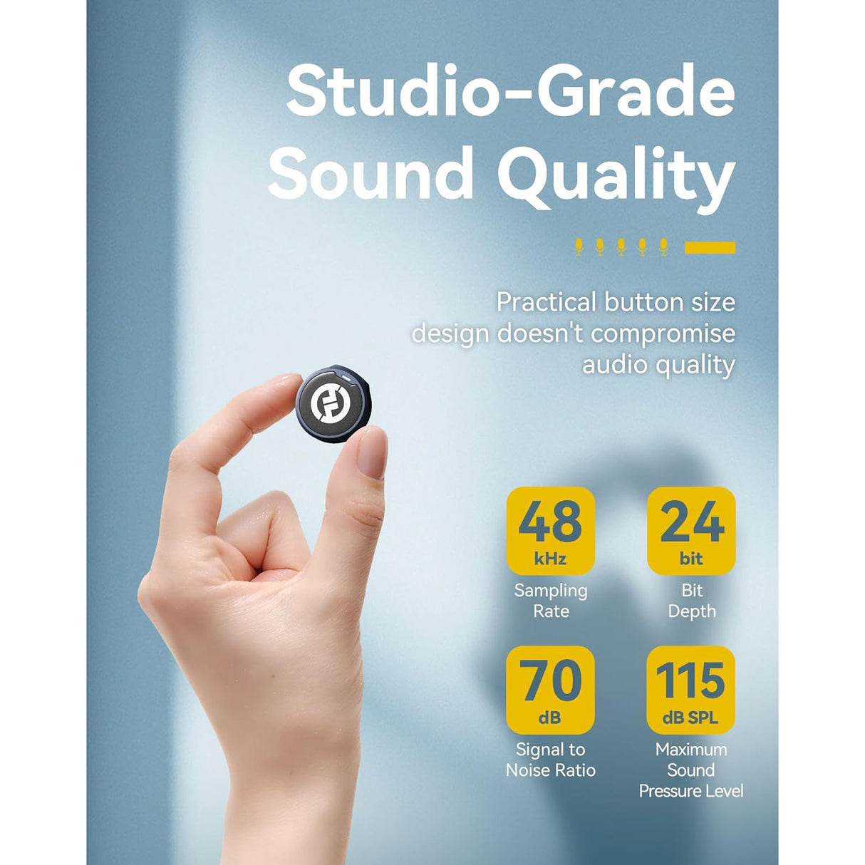 Hollyland LARK M2 DUO 2-Person Wireless Combo Microphone System (Shine Charcoal)