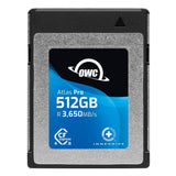 OWC 512GB Atlas Pro CFExpress 4.0 Type B Card with (USB-C) with CFExpress, and SD Card Reader/Writer