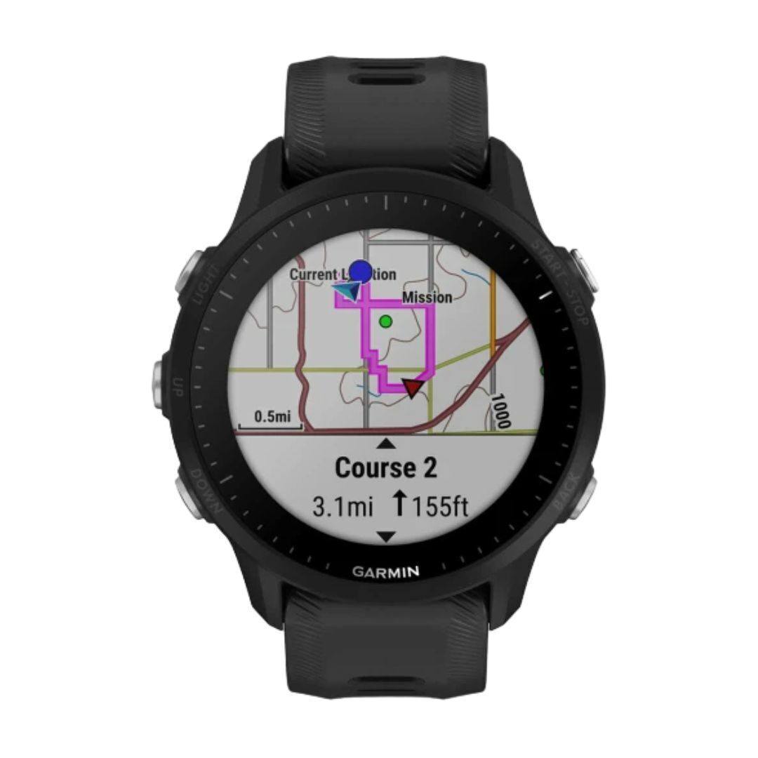 Garmin Forerunner 955 Multisport Smartwatch with Multiple Training Profiles (Black)