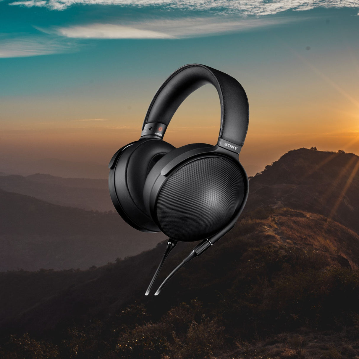 Sony MDR-Z1R Signature Series Headphones with Headband (Black) with Walkman Digital Music Player