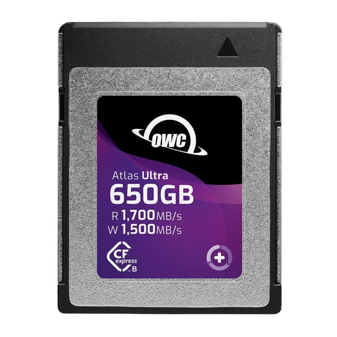 OWC 650GB Atlas Ultra CFExpress 2.0 Type B Card with Thunderbolt (USB-C) with USB CFExpress Reader
