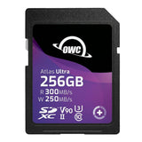 OWC 256GB Atlas Ultra UHS-II SDXC Memory Card with Dual SD-Slot SDXC UHS-II Card Reader