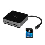 OWC 64GB Atlas Pro SDXC V60 UHS-II Memory Card with Dual SD-Slot SDXC UHS-II Card Reader