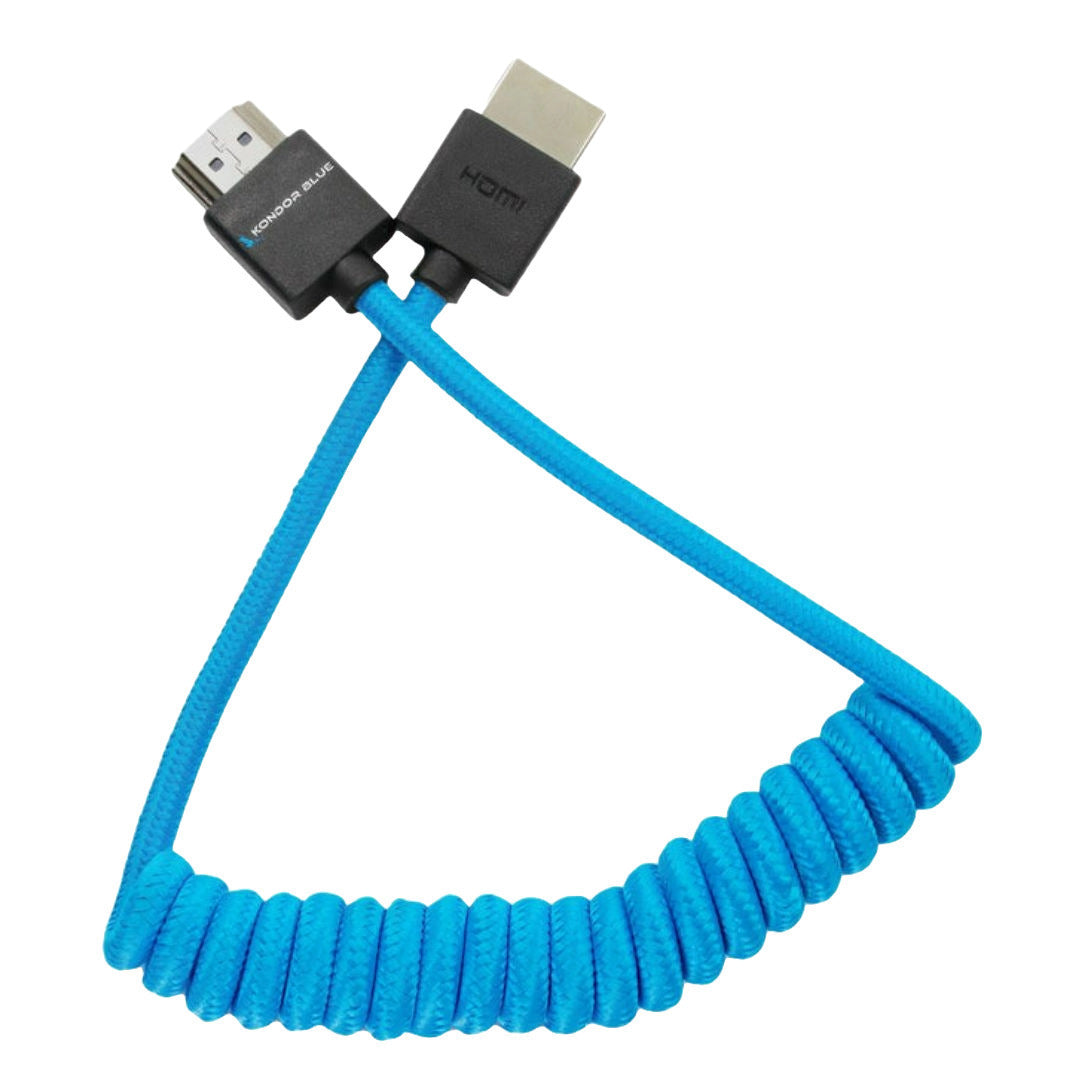 Kondor Blue Full HDMI Cable for On-Camera Monitors with High-Speed 4K and 3D Capabilities