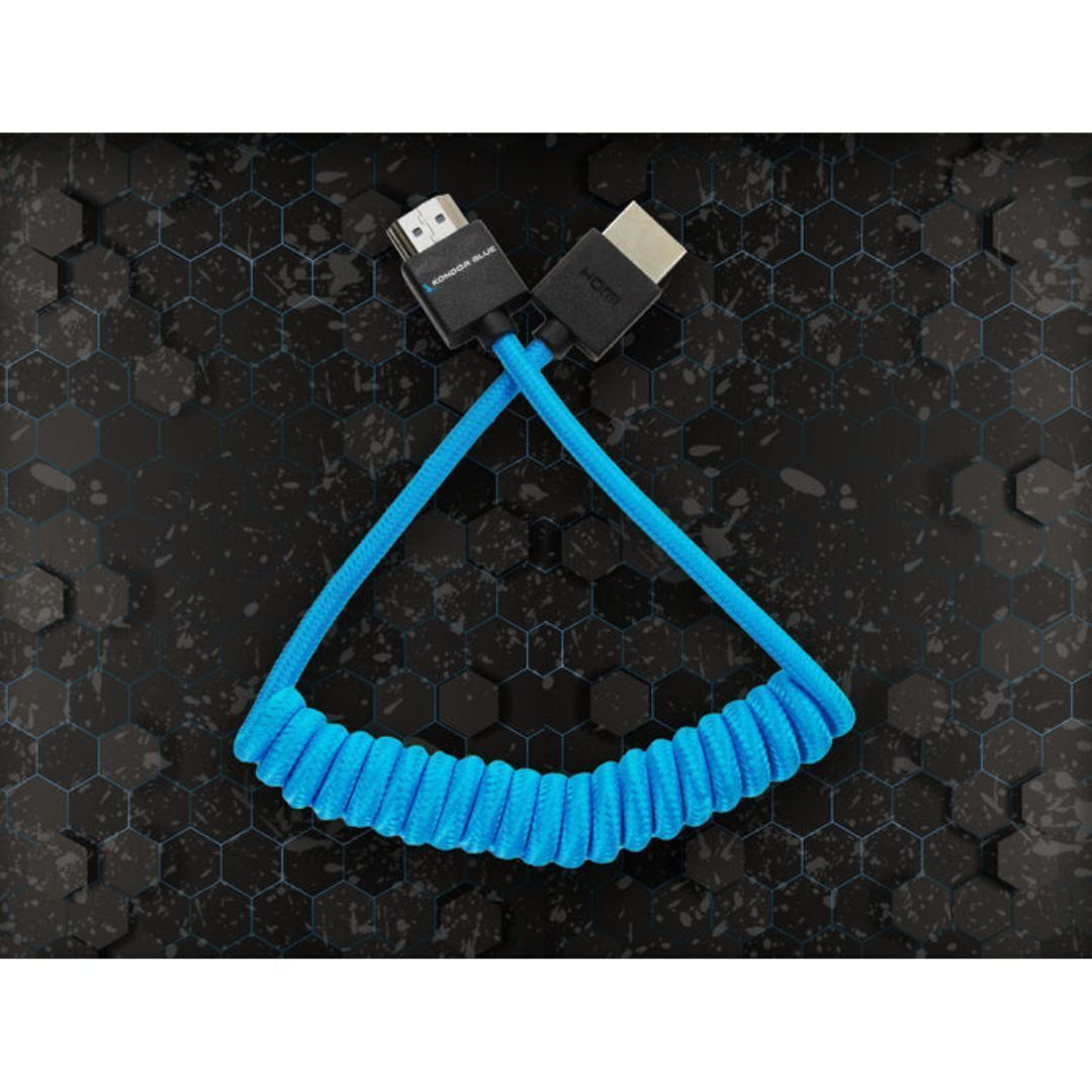 Kondor Blue Full HDMI Cable for On-Camera Monitors with High-Speed 4K and 3D Capabilities