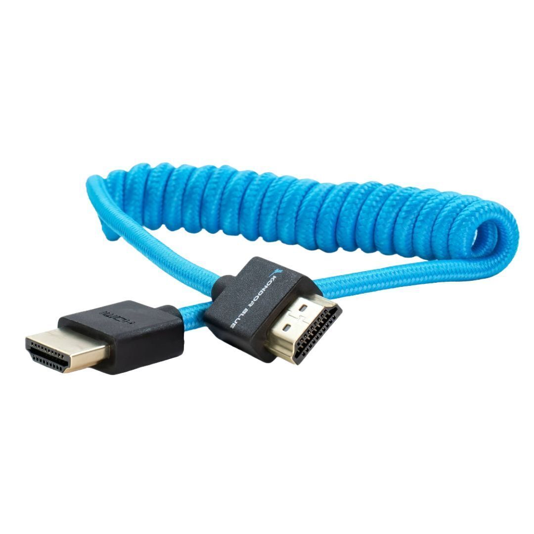 Kondor Blue Full HDMI Cable for On-Camera Monitors with High-Speed 4K and 3D Capabilities