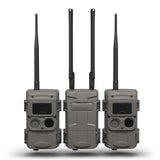 CuddeLink 2+1 Starter Kit with Cell Home and IR Remote Cameras