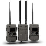 CuddeLink 2+1 Starter Kit with Cell Home and IR Remote Cameras