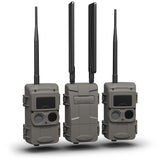 CuddeLink 2+1 Starter Kit with Cell Home and IR Remote Cameras