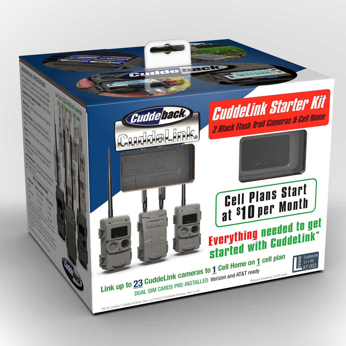 CuddeLink 2+1 Starter Kit, Black (Open Box)