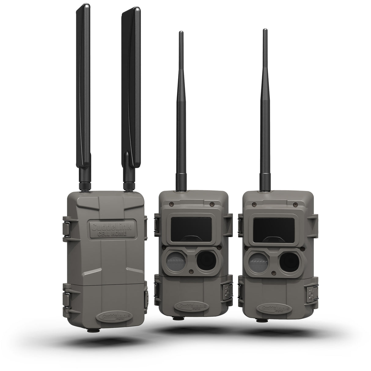 CuddeLink 2+1 Starter Kit with Black Flash Remote Cameras