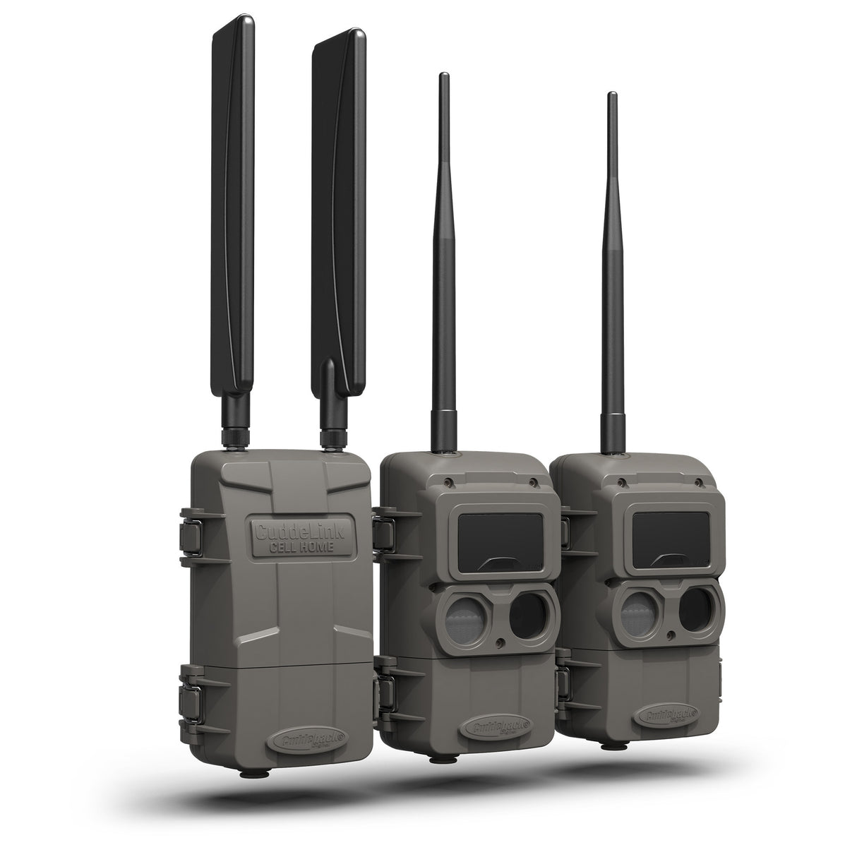 CuddeLink 2+1 Starter Kit with Black Flash Remote Cameras