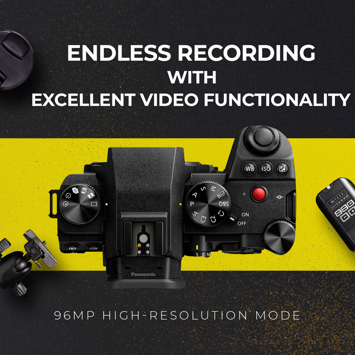 Panasonic  LUMIX S5II Hybrid 24.2MP Mirrorless Camera with 20-60mm and 85mm Mirrorless Lens Bundle