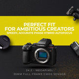 Panasonic  LUMIX S5II Hybrid 24.2MP Mirrorless Camera with 20-60mm and 85mm Mirrorless Lens Bundle