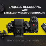 Panasonic Lumix S5II 24.2MP Full Frame Mirrorless Camera with 20-60mm Lens and 50mm Lens Bundle