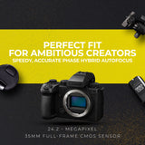 Panasonic Lumix S5 IIX 24.2MP Camera with 20-60mm, 50mm Lens and Lumix S Series 85mm Lens Bundle